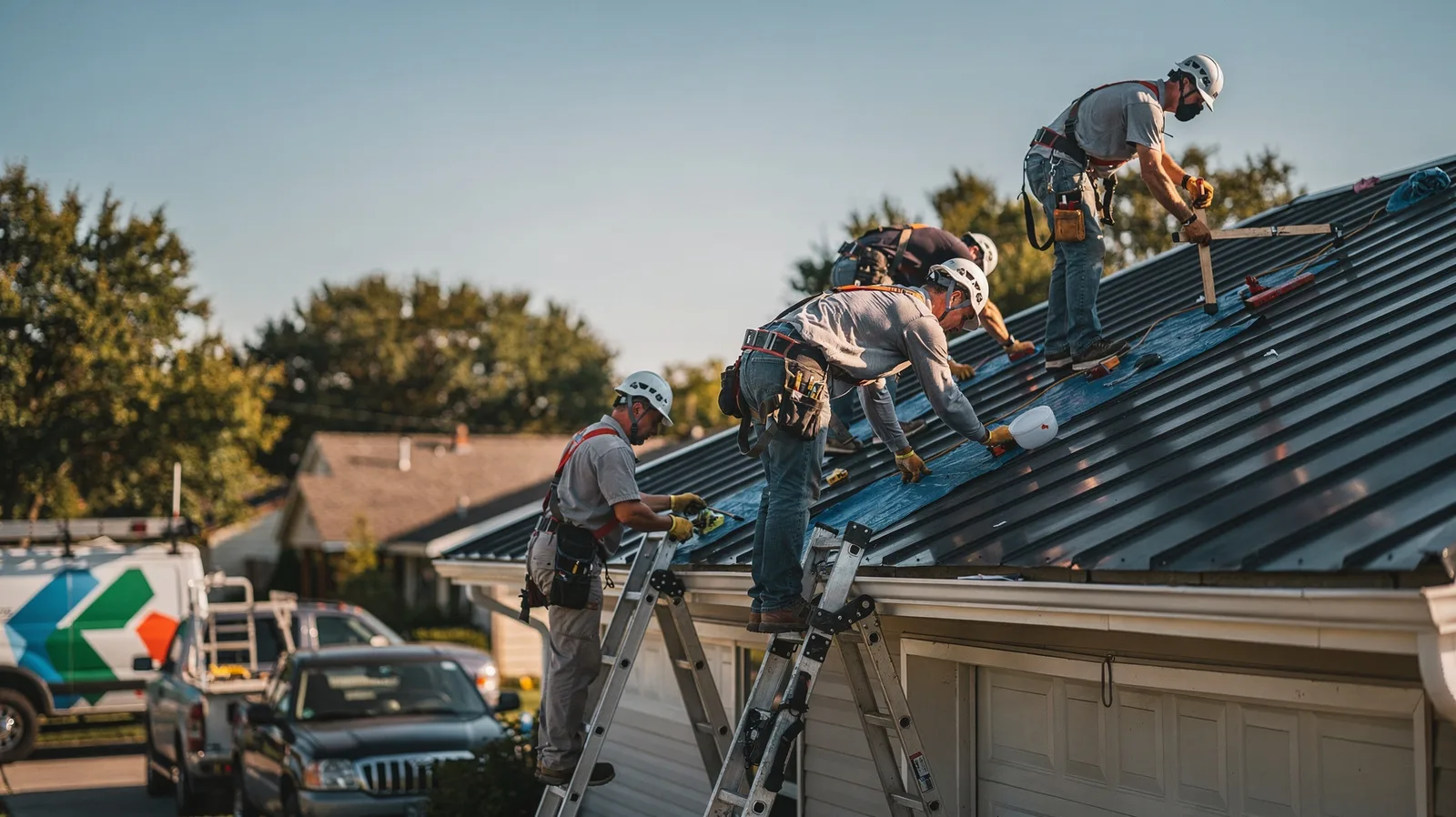 Metal Roof Installation in La Harpe, KS near me